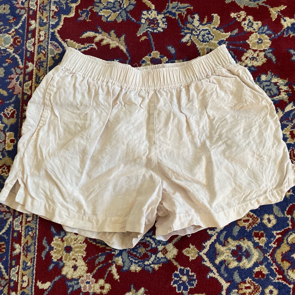 Mate the Label linen shorts in Natural